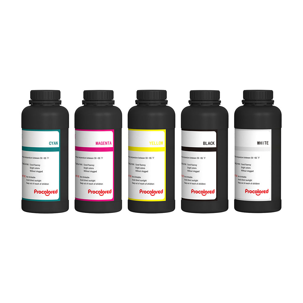 Procolored UV Ink CMYKW 500mL