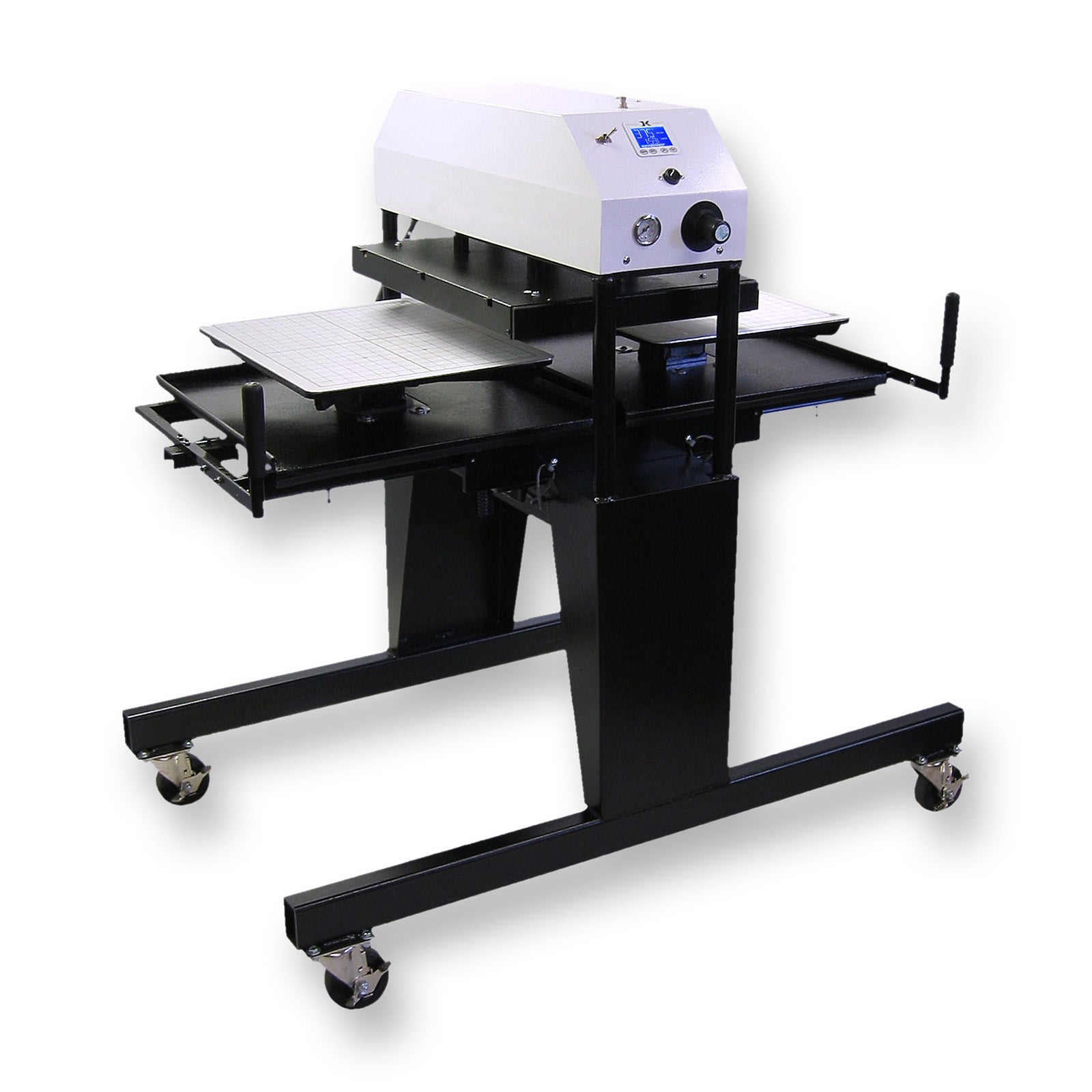 Geo Knight 394-TS Factory Twin Air Operated Shuttle Heat Press | 16" x 20"