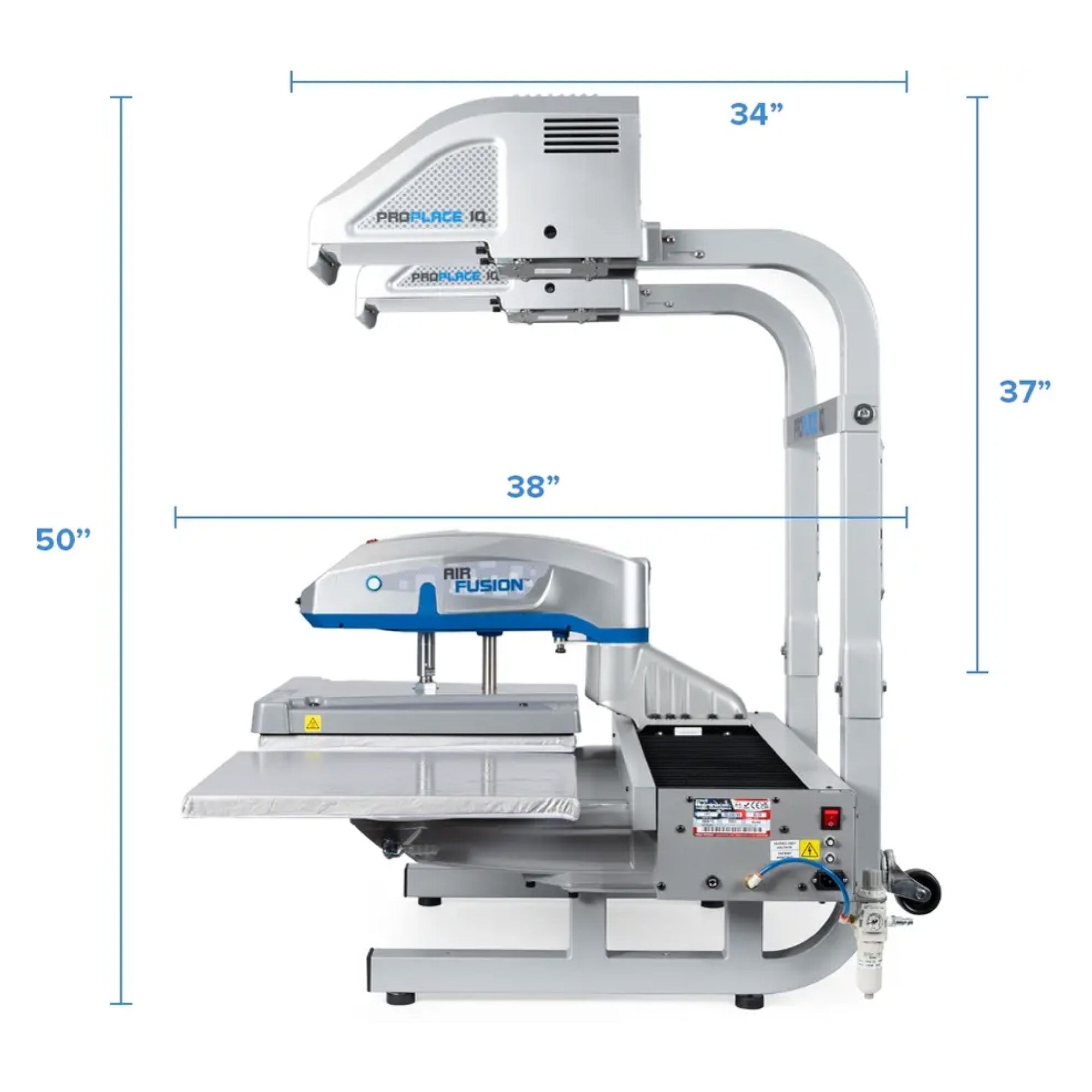 Hotronix Dual Air Fusion ProPlaceIQ Twin Table Automatic Shuttle Heat Press | 16" x 20"