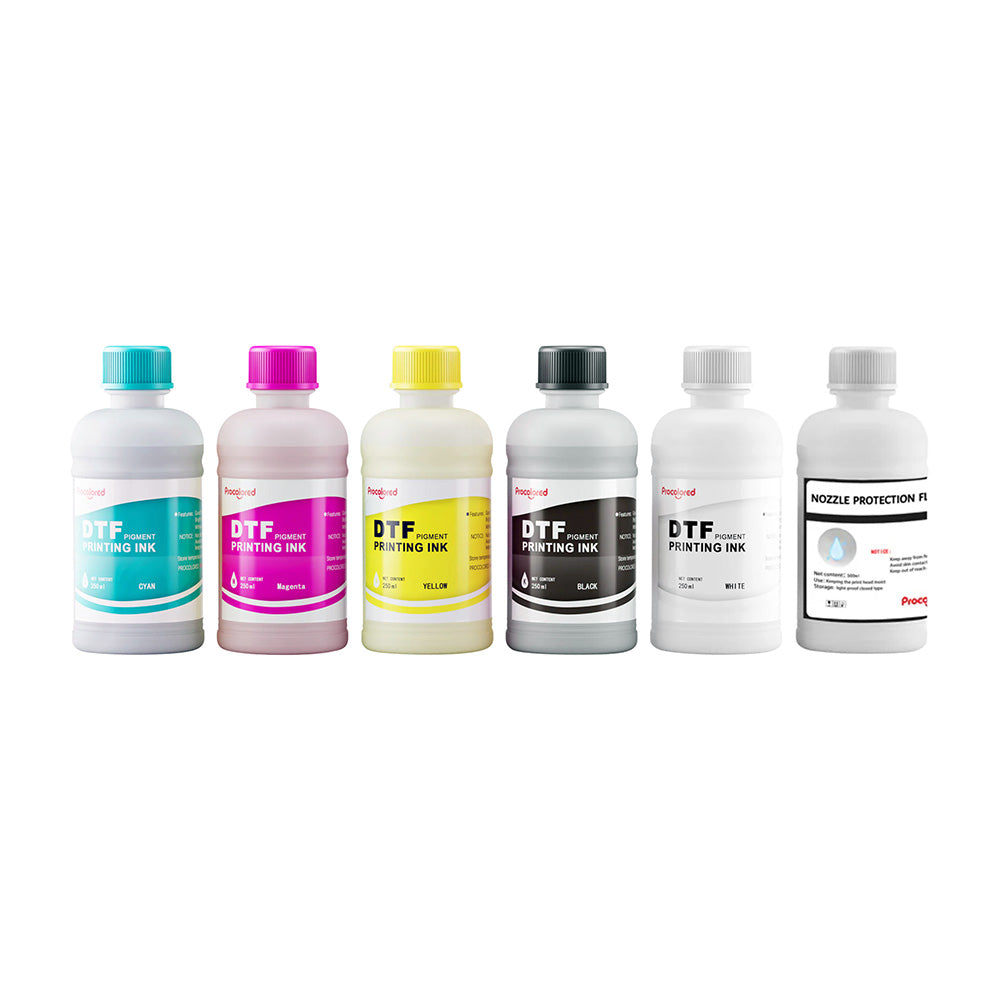 Procolored DTF Ink 250ml CMYKW+NP