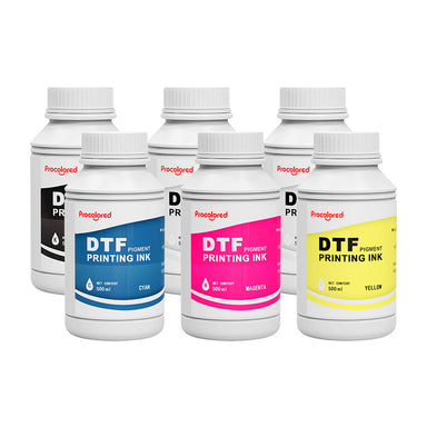 Procolored DTF Ink 500ml CMYKWW Stack