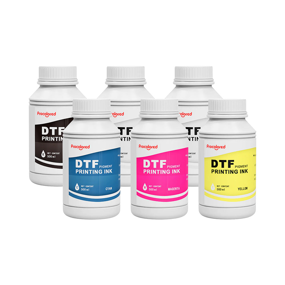 Procolored DTF Ink 500ml Complete Stack