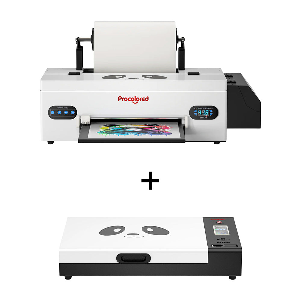 Procolored F13 Panda Direct-to-Film DTF A3 L1800 Printer & Oven Bundle