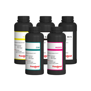 Procolored UV CMYKW Ink Stack 500mL